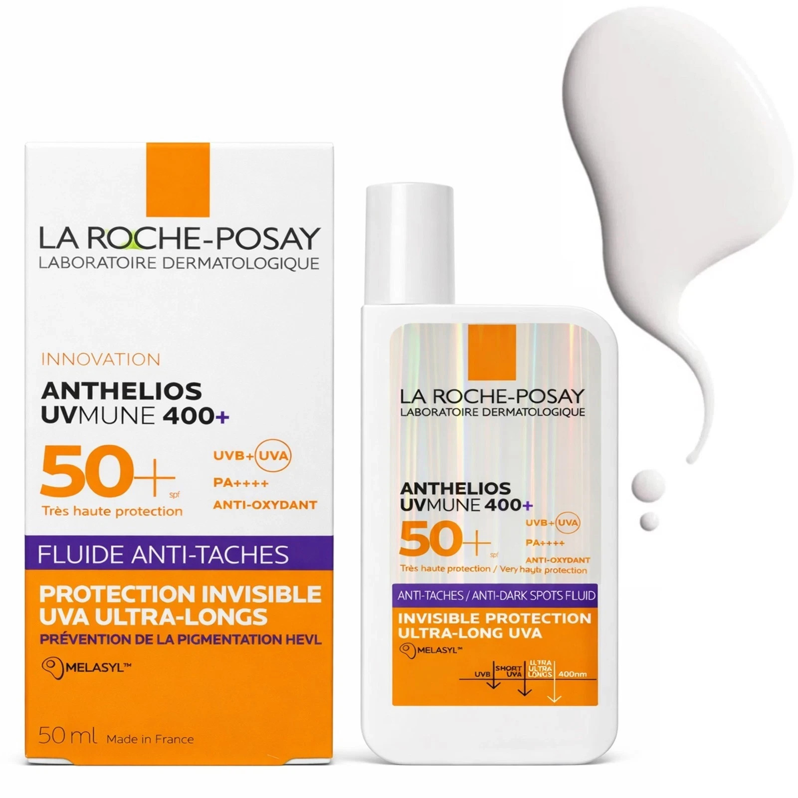 La Roche-Posay Anthelios UVMune Fluide Invisible Anti-Spot SPF50+ 50ml Exp 01/29