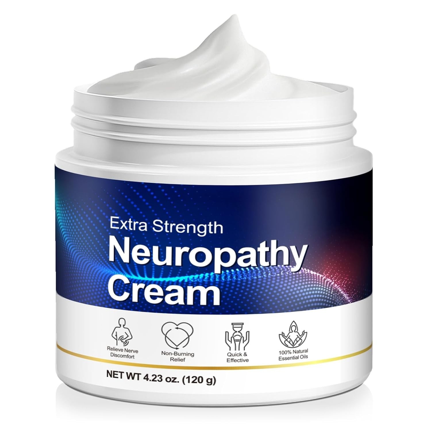 Neuropathy Nerve Relief Cream-Maximum Strength Soothing for Feet,Hands,Legs,Back