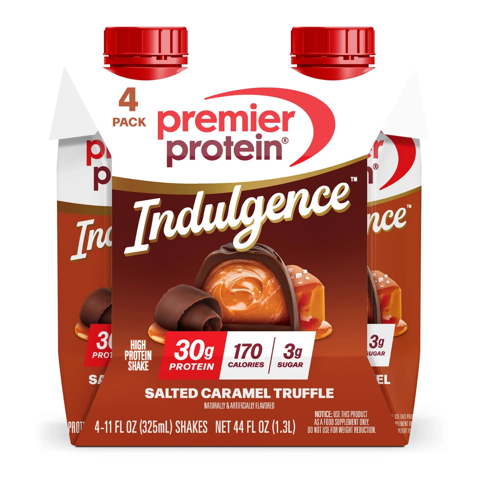 Premier Protein Indulgence Protein Shake, Salted Caramel Truffle, 30G Protein, 1