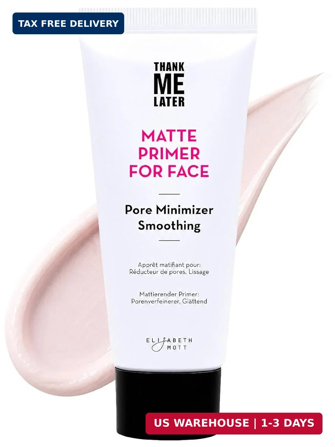 Elizabeth Mott Thank Me Later Pore Minimizer Face Primer, 30g | K-Beauty Pore Mi