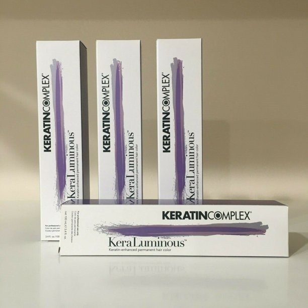 Keratin Complex KeraLuminous Keratin-Enhanced Permanent Hair Color ~ 3.4 fl. oz.
