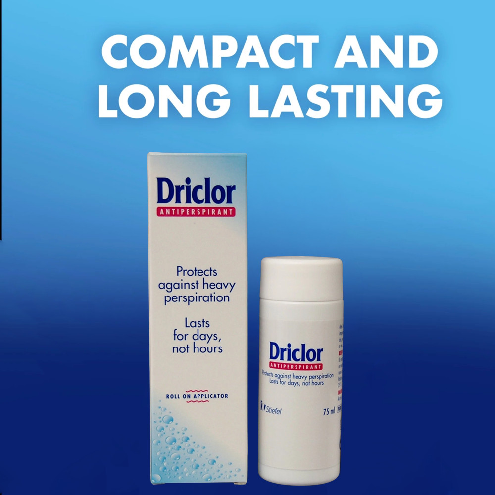 Driclor Roll on Applicator Antiperspirant 75ml- EXP 06/2028