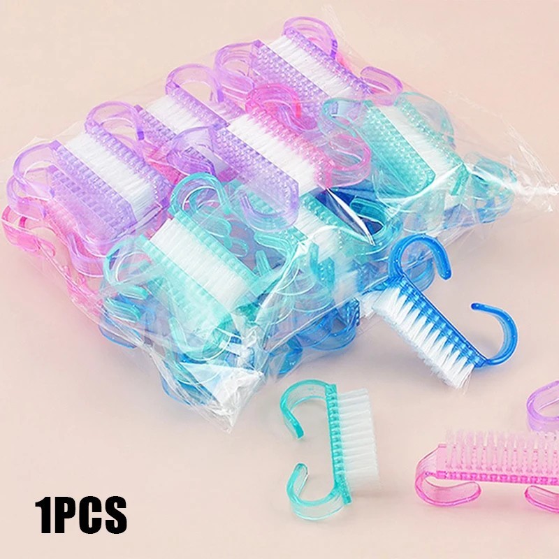 10 PCS Handle Nail Brush Fingernail Brush Cleaner Hand Scrub Cleaning for Toes