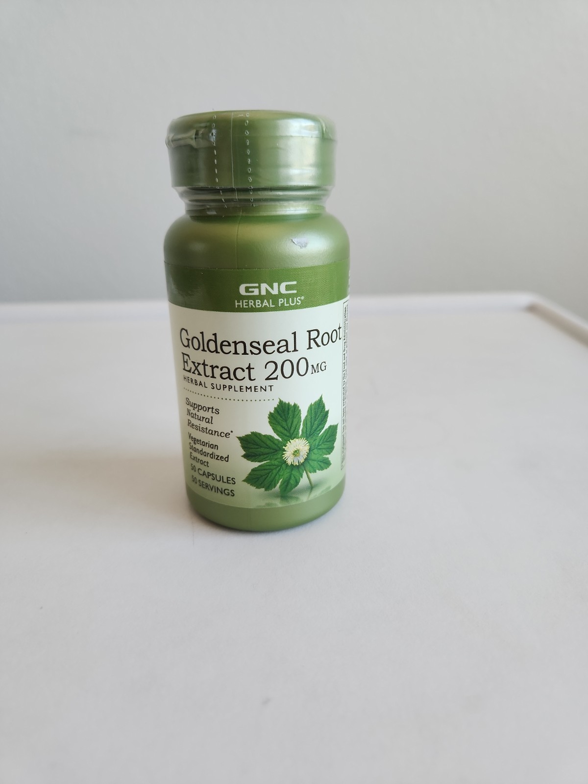 GNC Herbal Plus Goldenseal Root Extract Herbal Supplement 50 Capsules 2/26