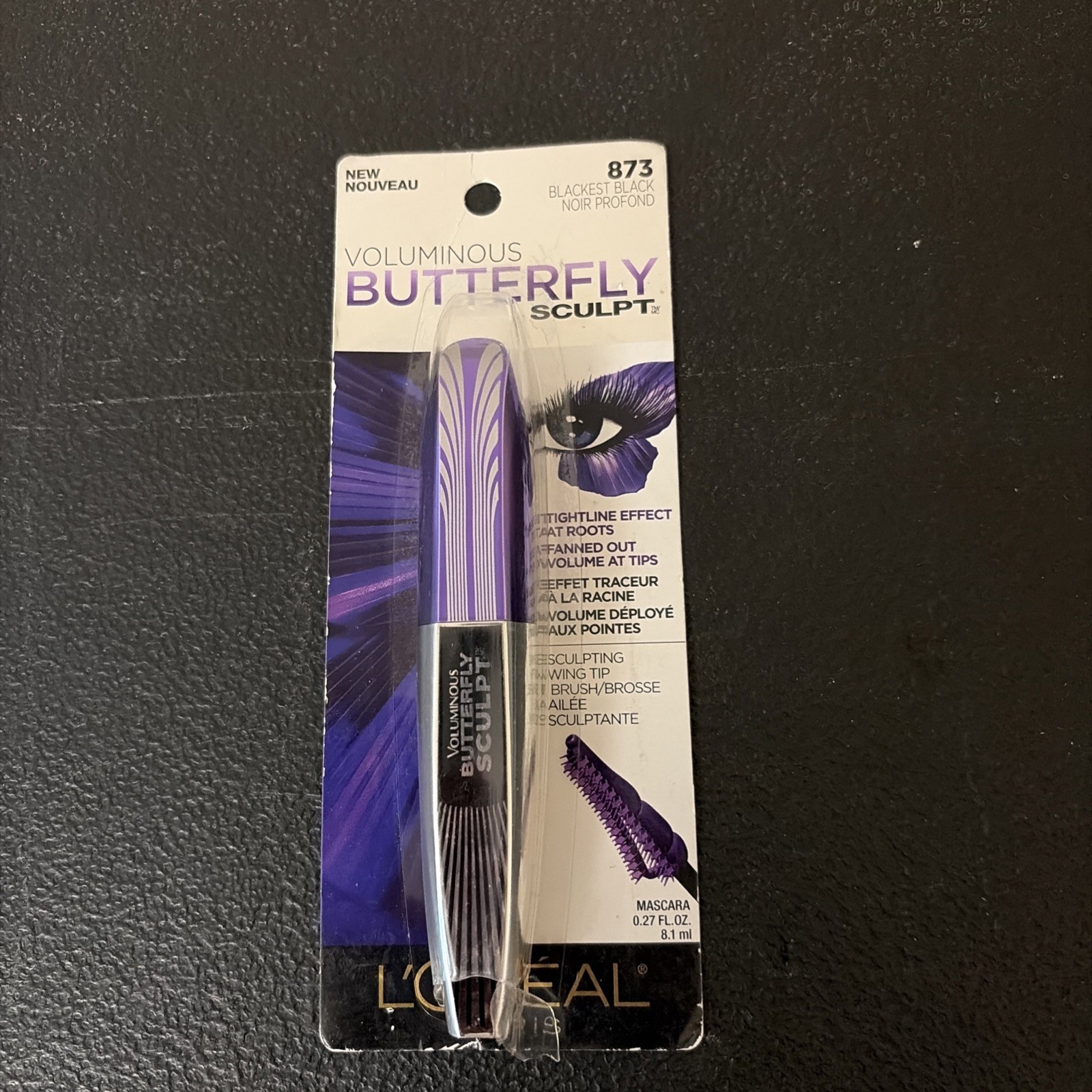 New L’Oreal Paris Voluminous Butterfly Sculpt Waterproof #873 Blackest Black