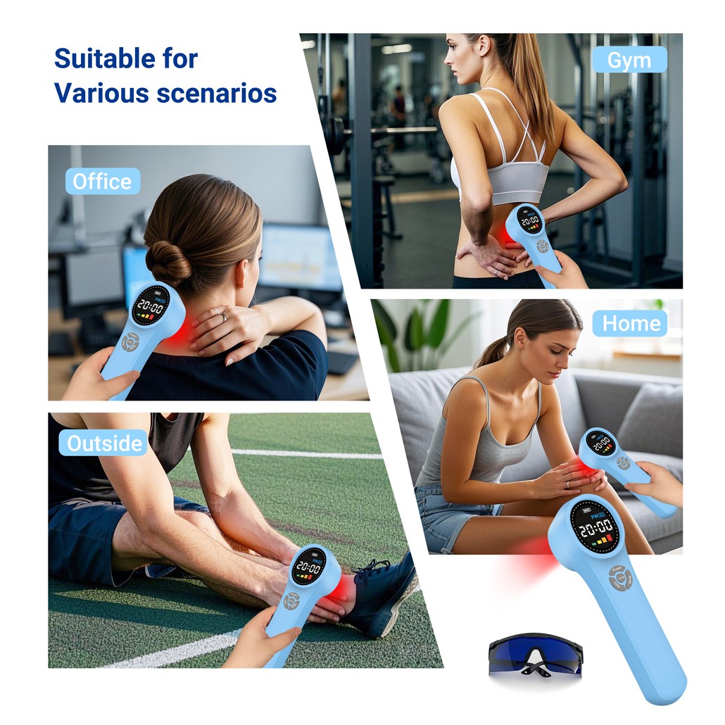 Professional Cold Laser Therapy LLLT Device for Pain Relief Tissue Repair 1760mW