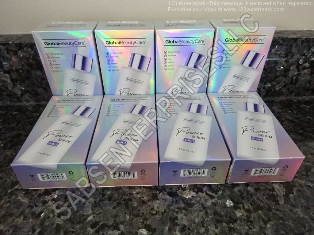 8 Global Beauty Care POWER SERUM 6 in 1 Facial Serum Face Serums 1.7 oz. NEW