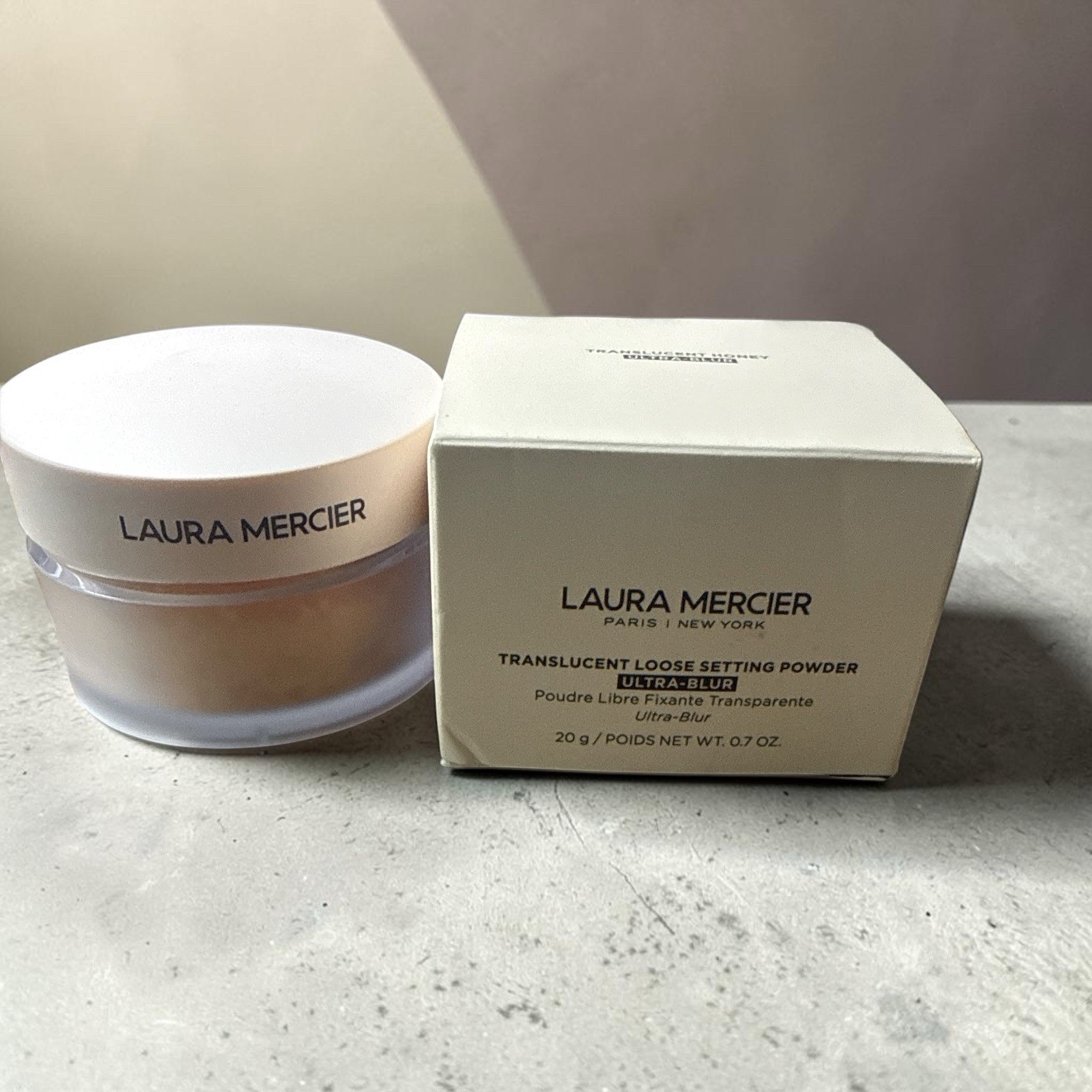 Laura Mercier Ultra Blur Loose Setting Powder Translucent Honey~0.7 Oz~ NIB
