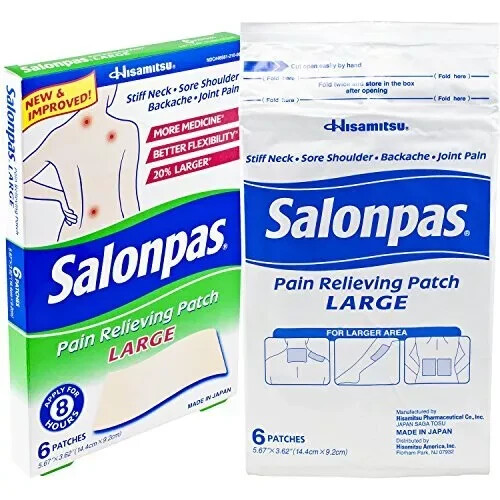 Salonpas Large Patch Lot 10 Boxes + 1 tube Diclofenac Gel Unopened Free Shipping