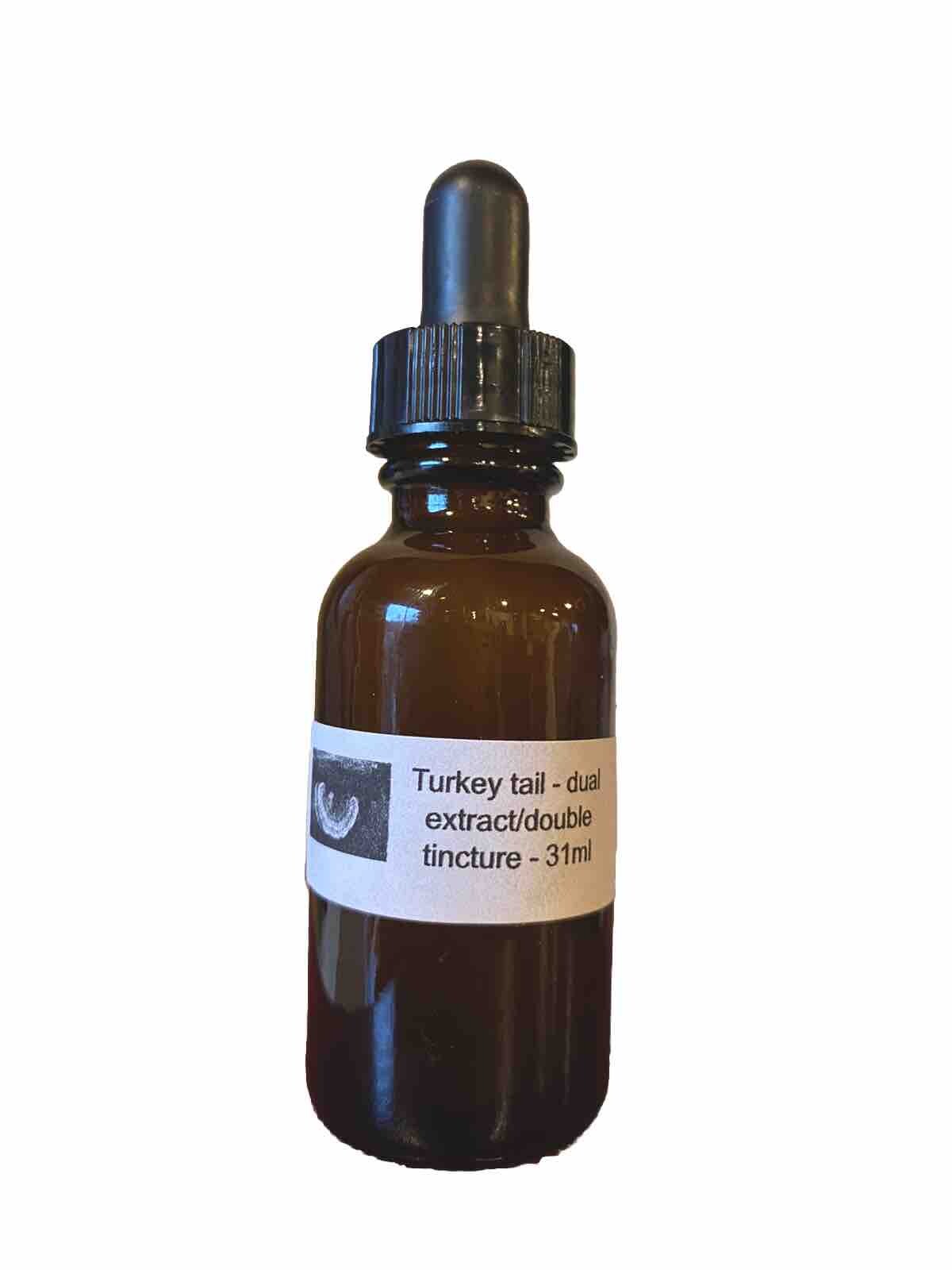 Turkey Tail Double Tincture Extract-Potent 31ml-gut Health-boost Immune