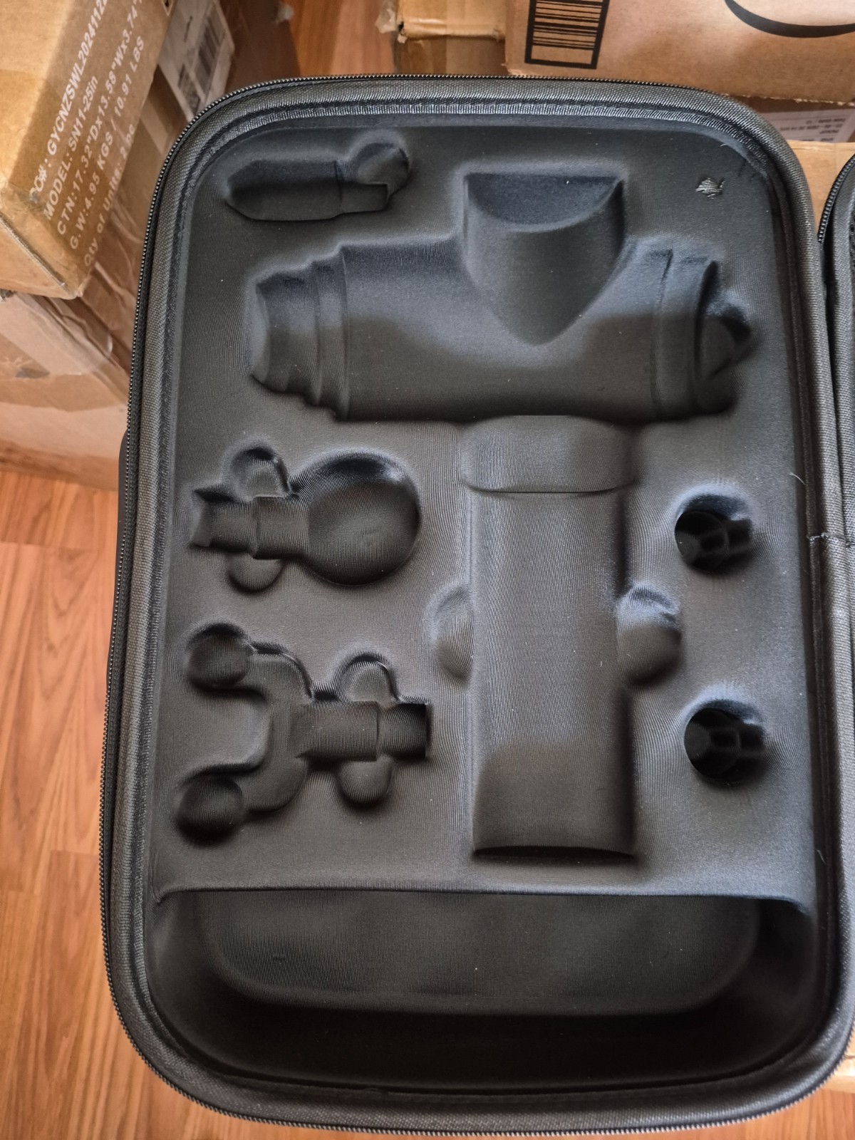 Carrying Case for Hyperice Hypervolt Massage Gun Attachment Slots Portable