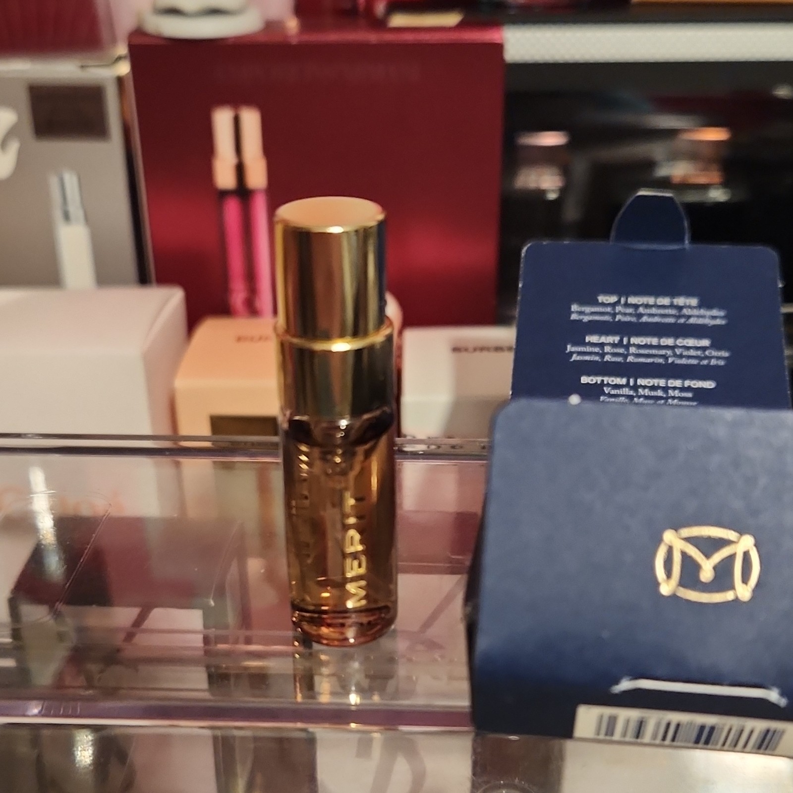 MERIT Retrospect Extrait de Parfum Spray Travel Size 0.10 fl oz (3 mL)