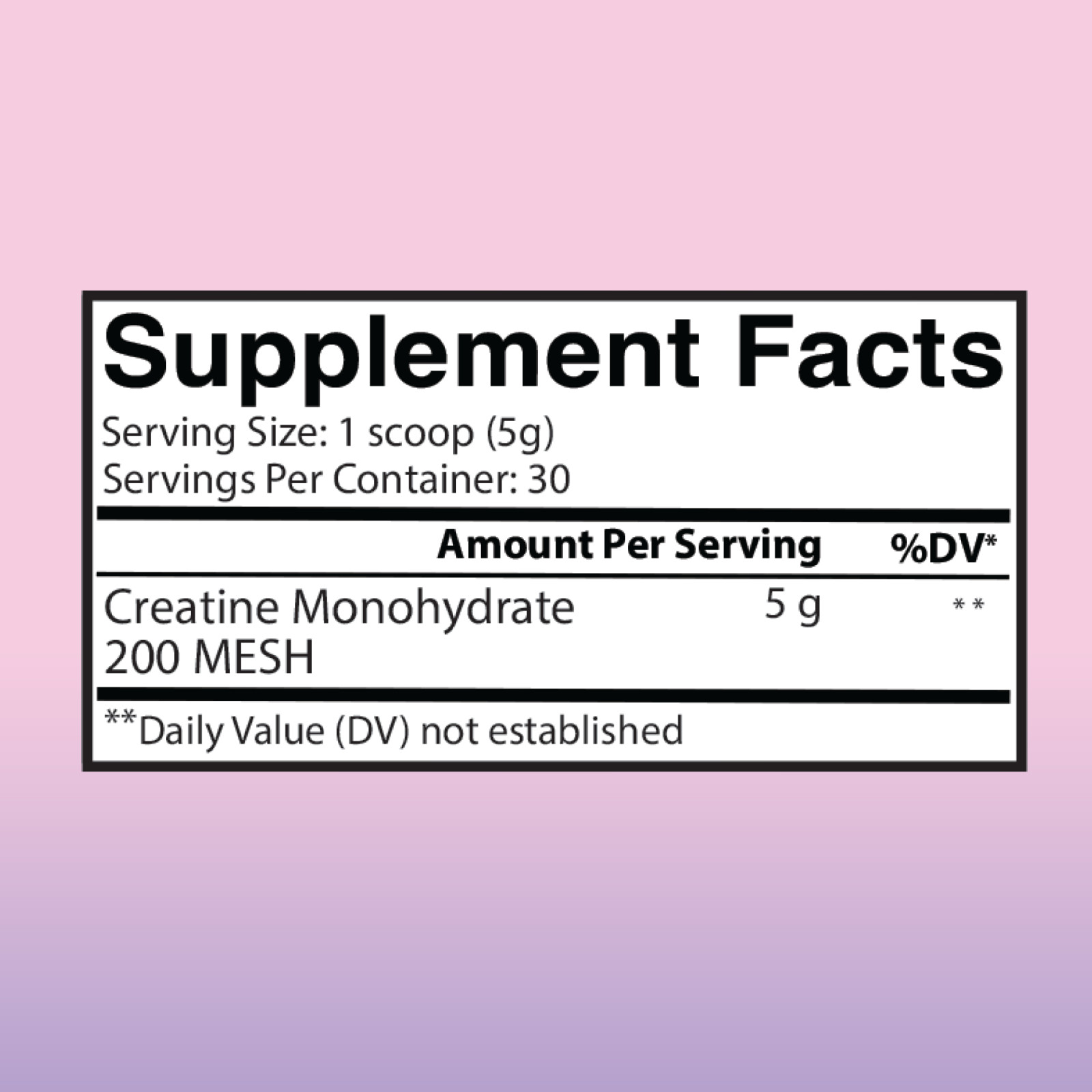 Better Booty 100% Creatine Monohydrate for Women Glute Builder, 30 Serv 150G
