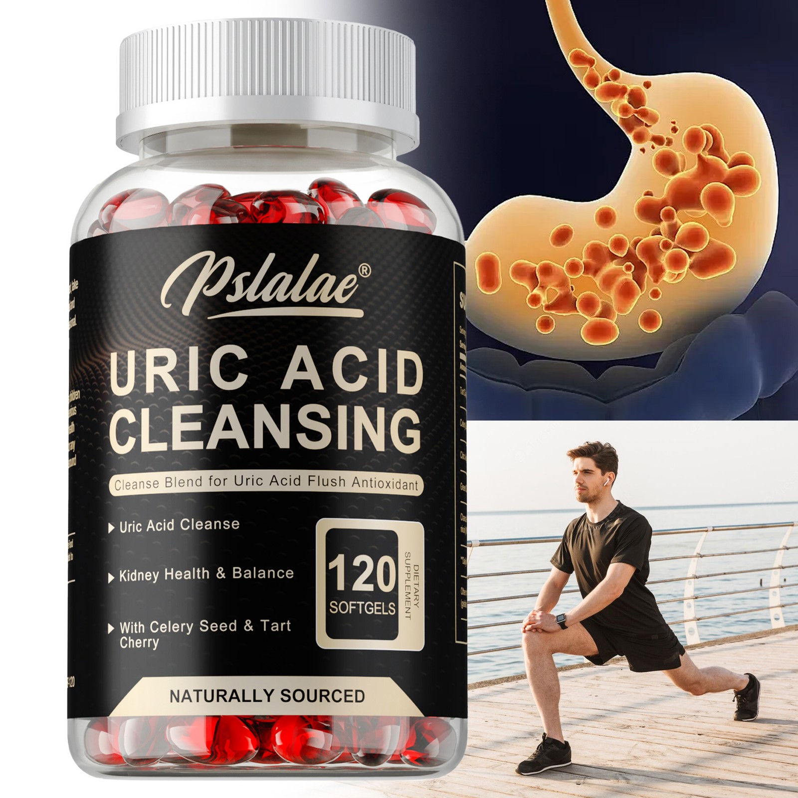 Uric Acid Purification – Celery Seed,Tart Cherry – Remove Uric Acid and Detoxify