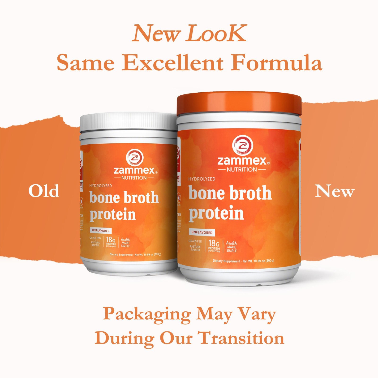 Grass Fed Beef Bone Broth Protein Powder Hydrolyzed Collagen Peptides -10.59oz