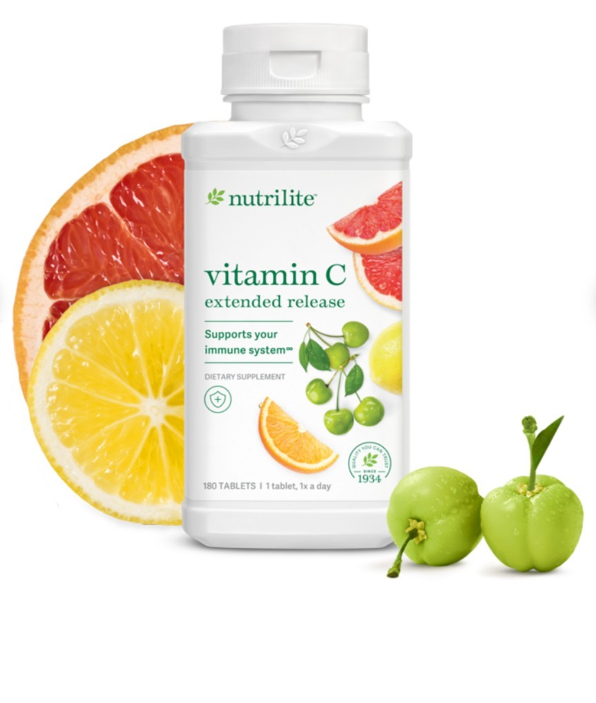 Amway Nutrilite Vitamin C Extended Release 180 Tablets Exp 10/2027 – New/Sealed!