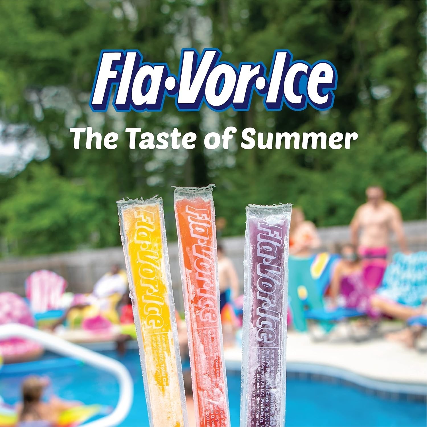 Refreshing Ice Pops Variety Pack – 100 Ct, 20 Calories Each, Summer Flavor Burst
