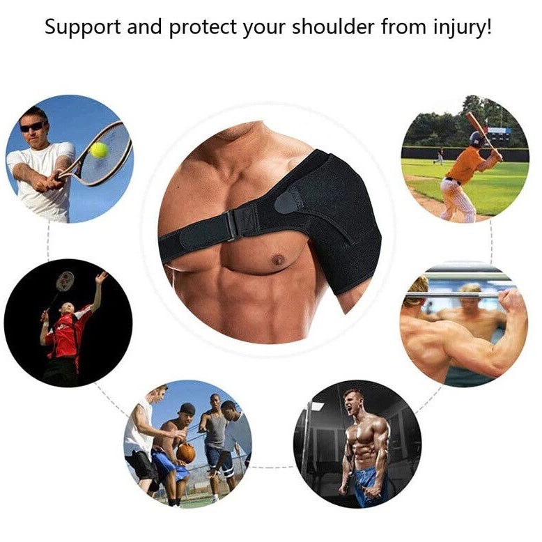 Shoulder Brace Support Compression Sleeve Torn Rotator Cuff Relief AC Joint Pain
