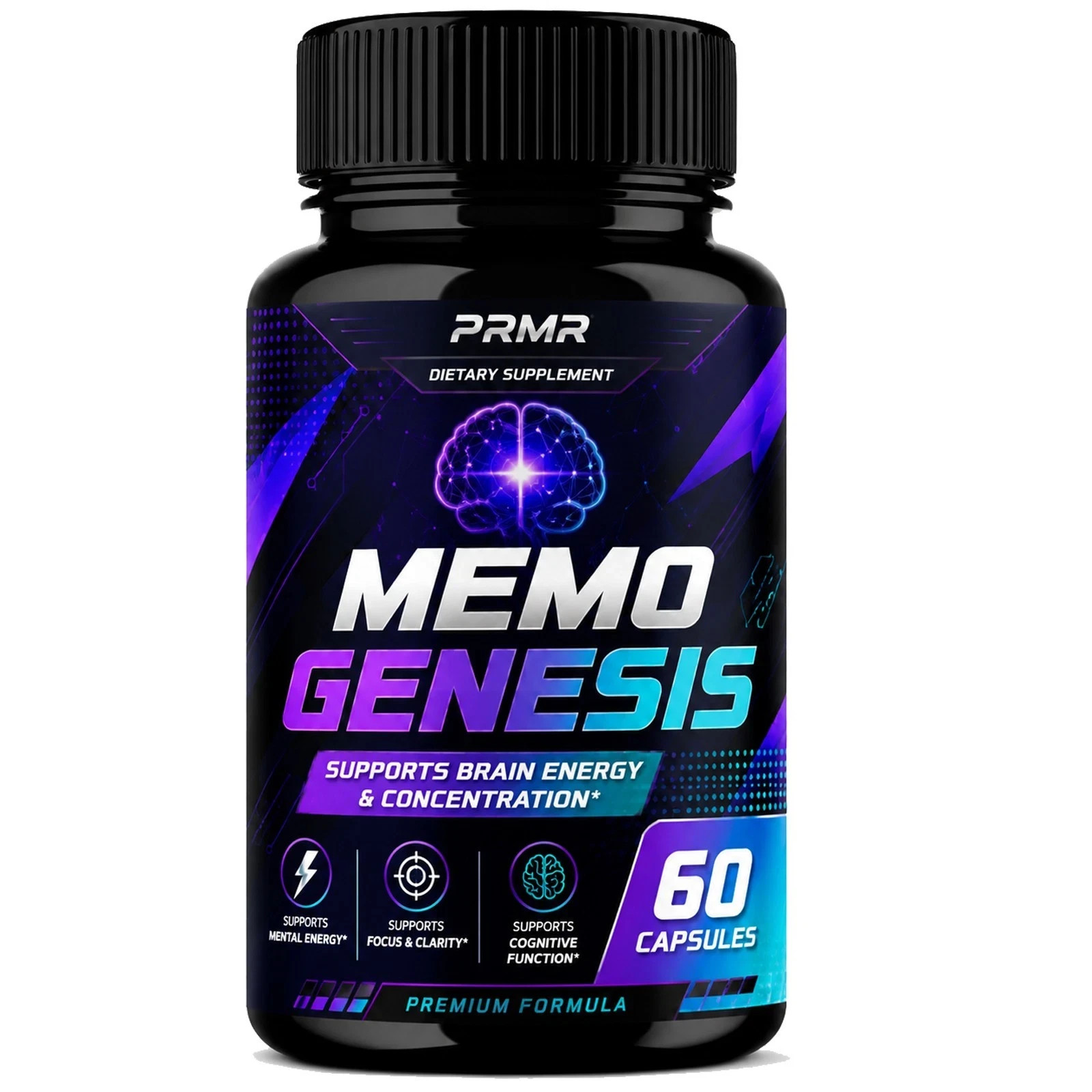 Memo Genesis Advanced Formula Nootropic Supplement Cognitive Support ( 2 Pack )