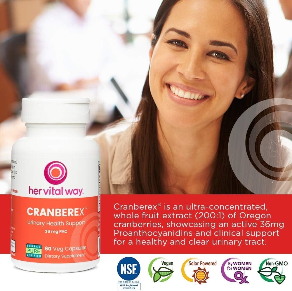 Cranberex – Cranberry Pills for Women and Men – Cranberry Supplement with 36m…