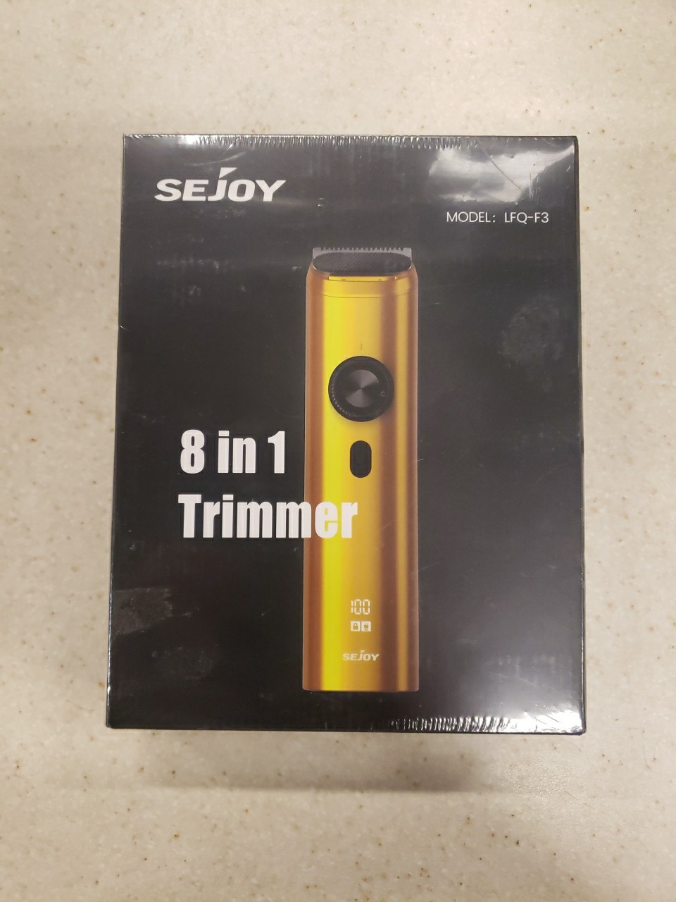 Sejoy LFQ-F3-BLU Men’s Beard Trimmer, Hair Clippers, Waterproof Electric Nose