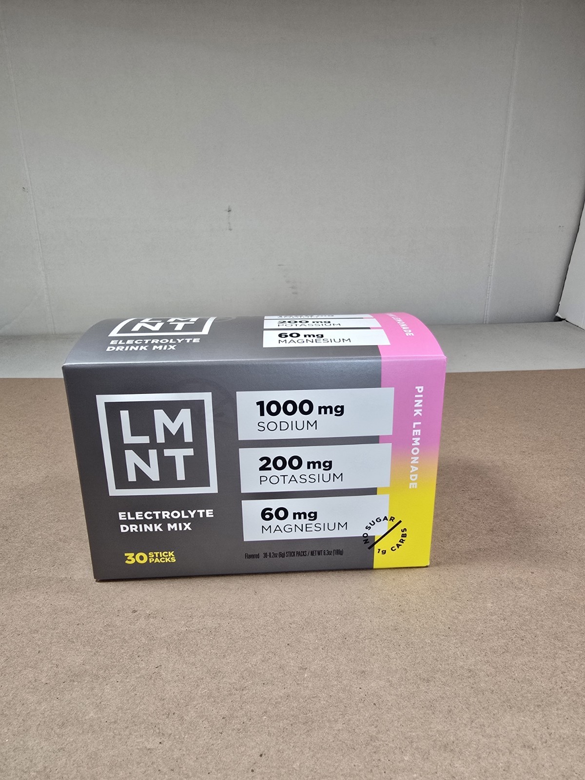 Exp 01/28 LMNT Electrolytes PINK LEMONADE 30 Pack Sugar Free Limited Edition New