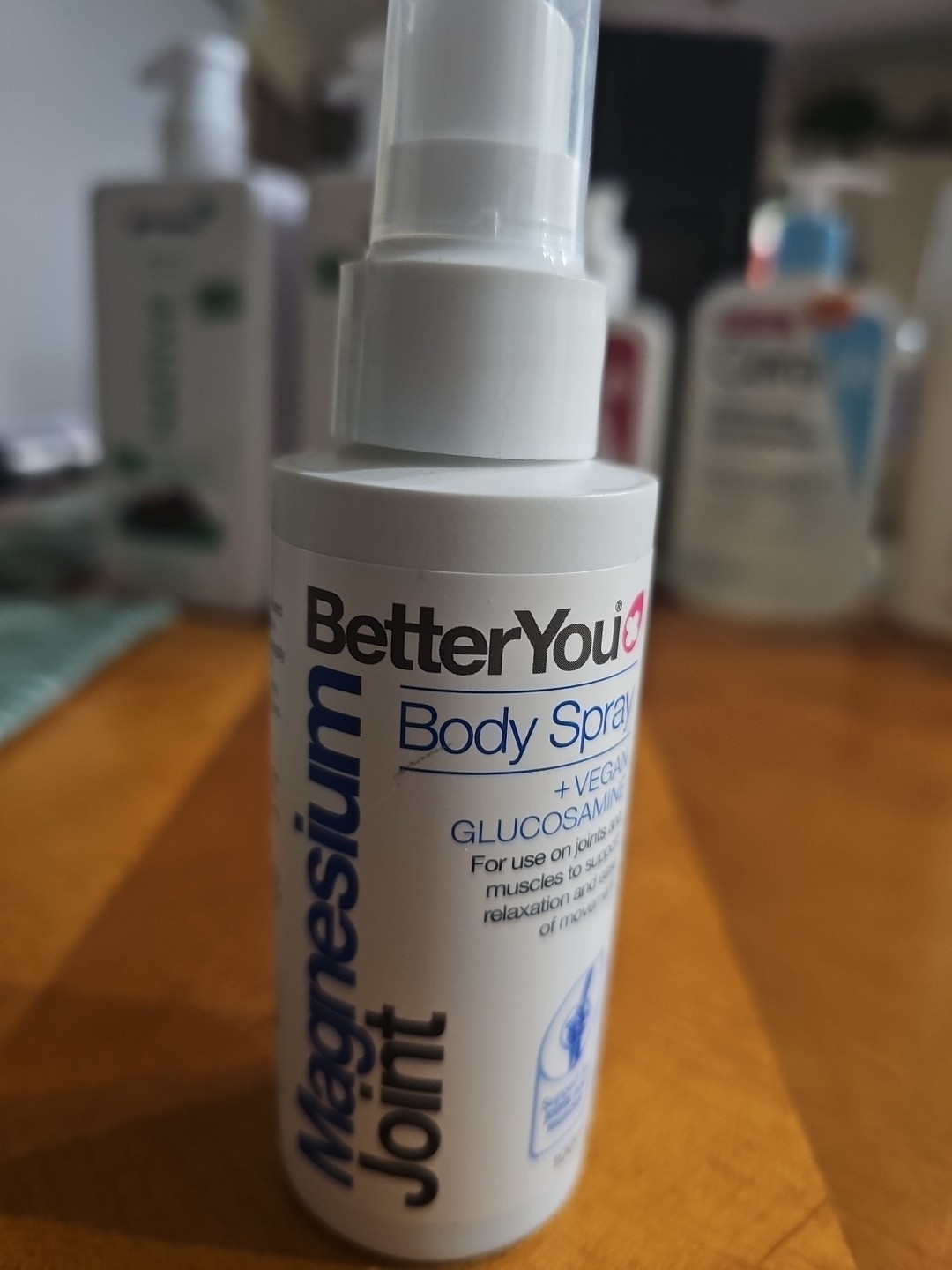 Magnesium Joint Body Spray + Vegan Glucosamine Joints/Muscles Better You 3.38 oz