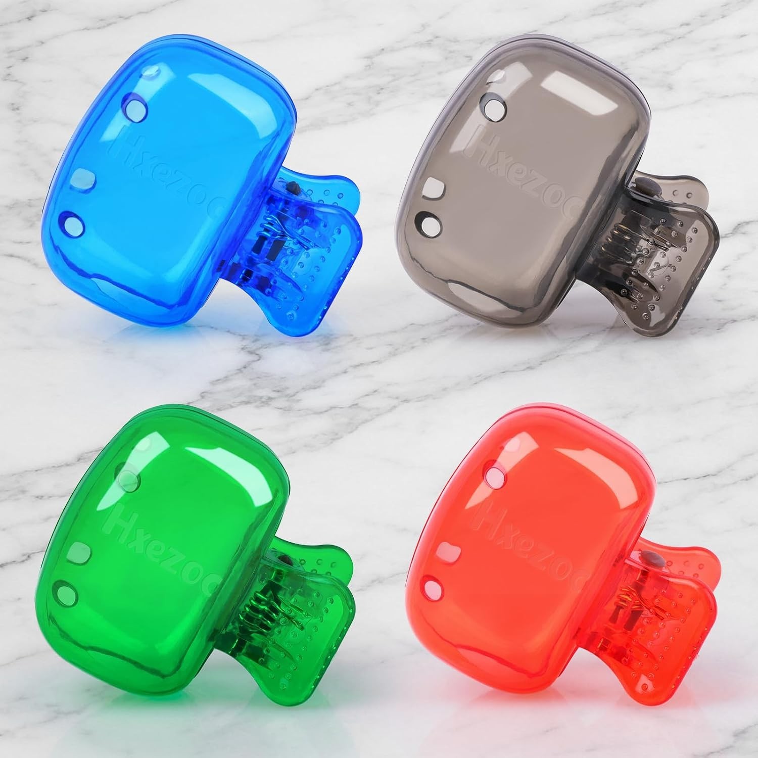 Travel-Friendly Toothbrush Holder Set – 4 Pack Protective Covers for Hygiene