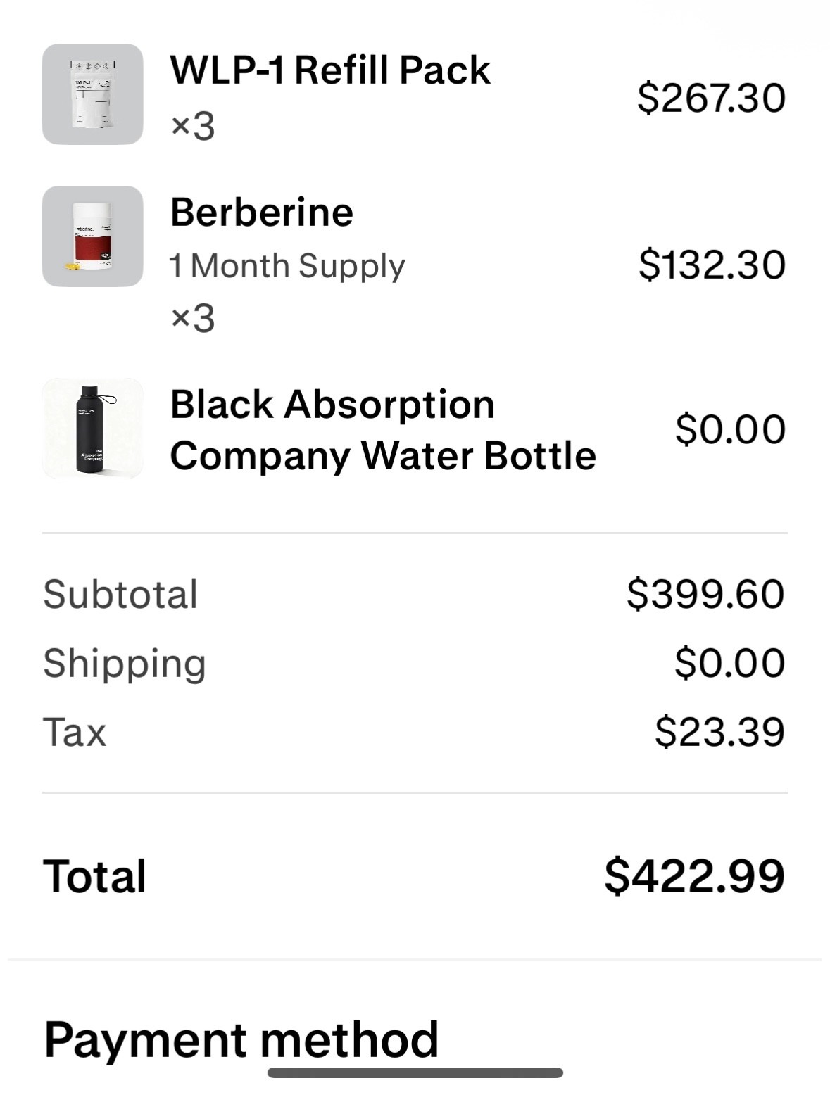 The Absorption Company 3 Month WLP-1 Supply