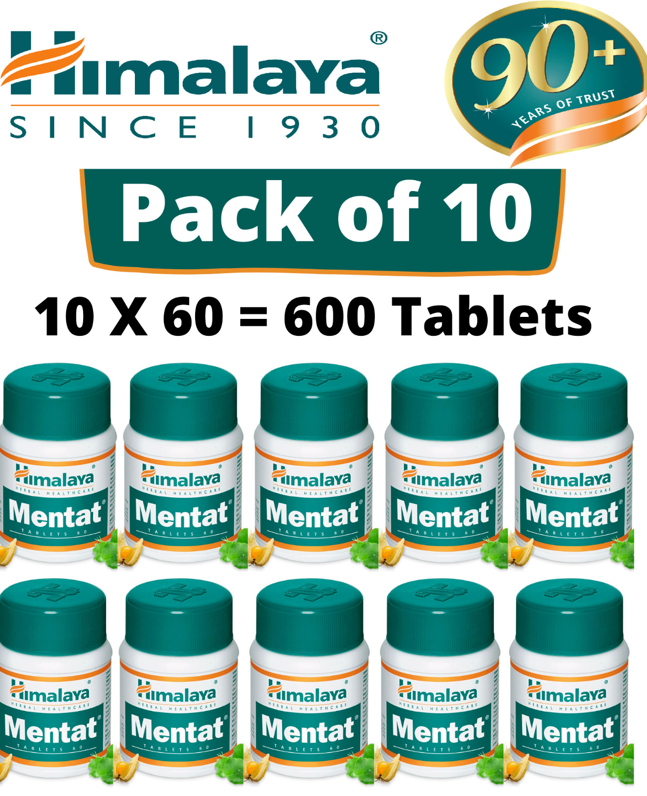 HIMALAYA Mentat 10 B0X Enhance Memory Maintain Healthy Cognitive Function 2026