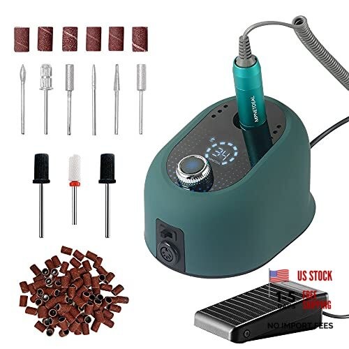 Electric Pro Nail Drill e-File with LED Digital Display Professional Menicure