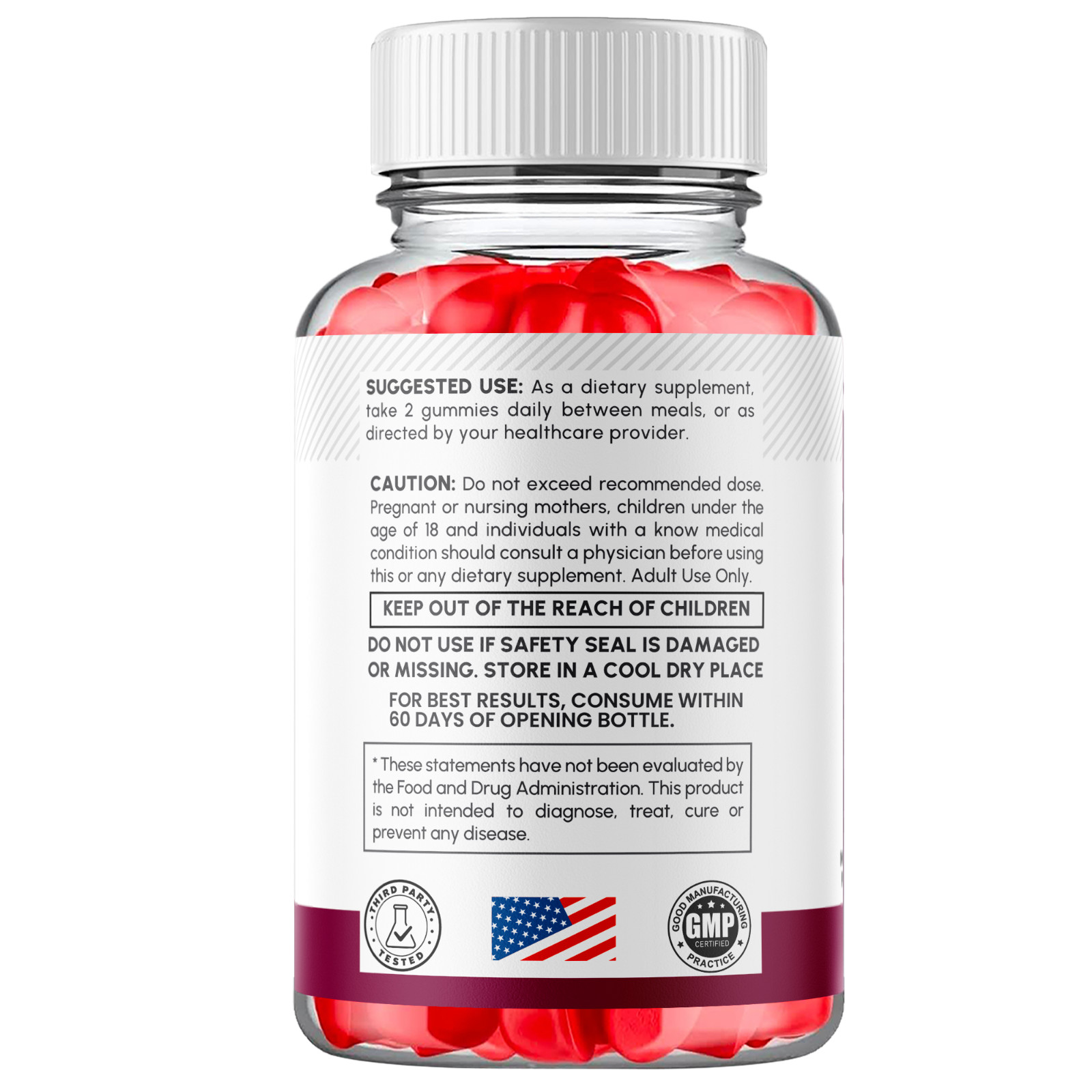 (3 Pack) Eremax Gummys Advanced Male Support Formula Ere Max Vitamin 180 Gummies