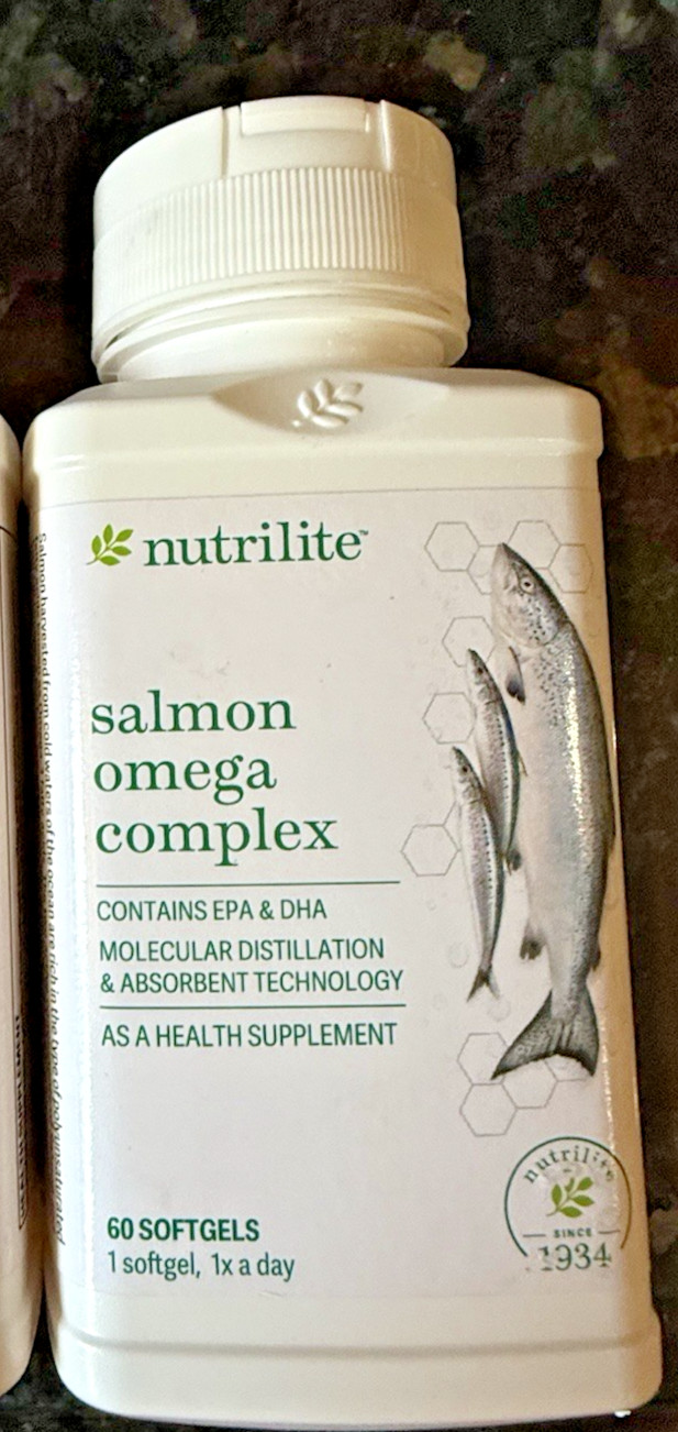Nutrilite Salmon Omega Complex EPA & DHA 60 ct Softgels/Salmon oil