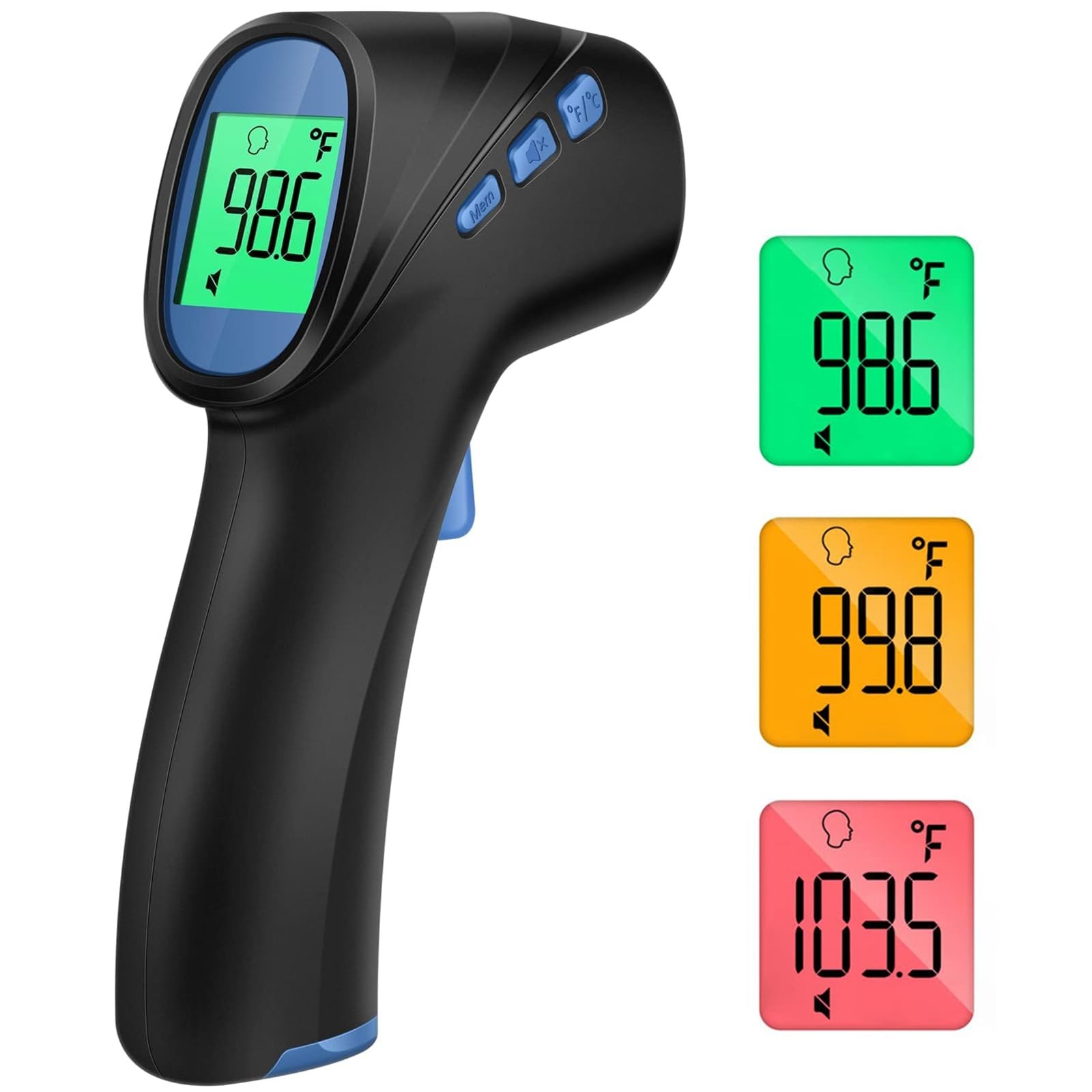 Digital Infrared Forehead Thermometer for Adults & Kids, Fast Accurate Fever Ala