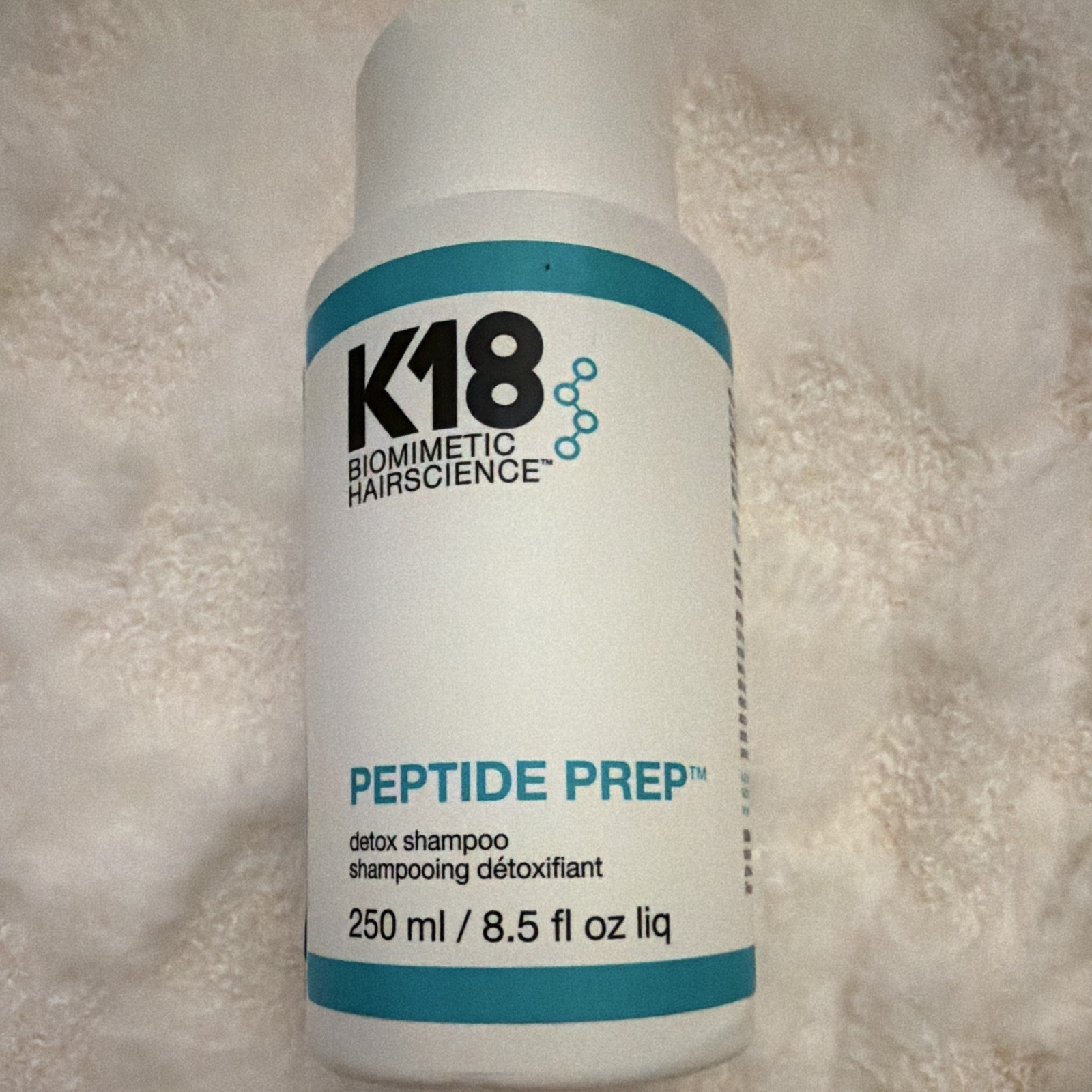 K18 Peptide Prep Detox Shampoo Deep Cleansing Color-Safe Salicylic Acid 8.5 oz