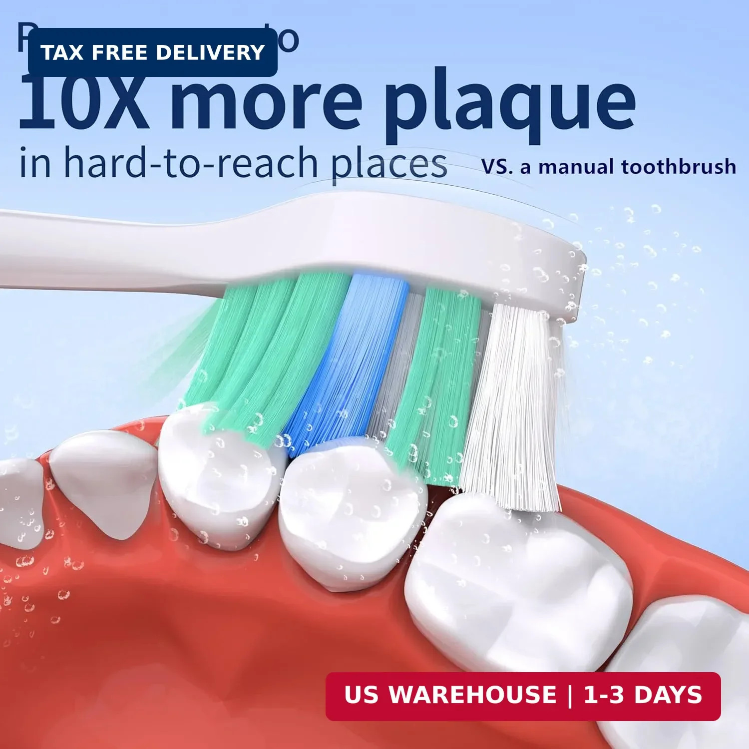 Replacement Toothbrush Heads for Philips Sonicare 10 Pack