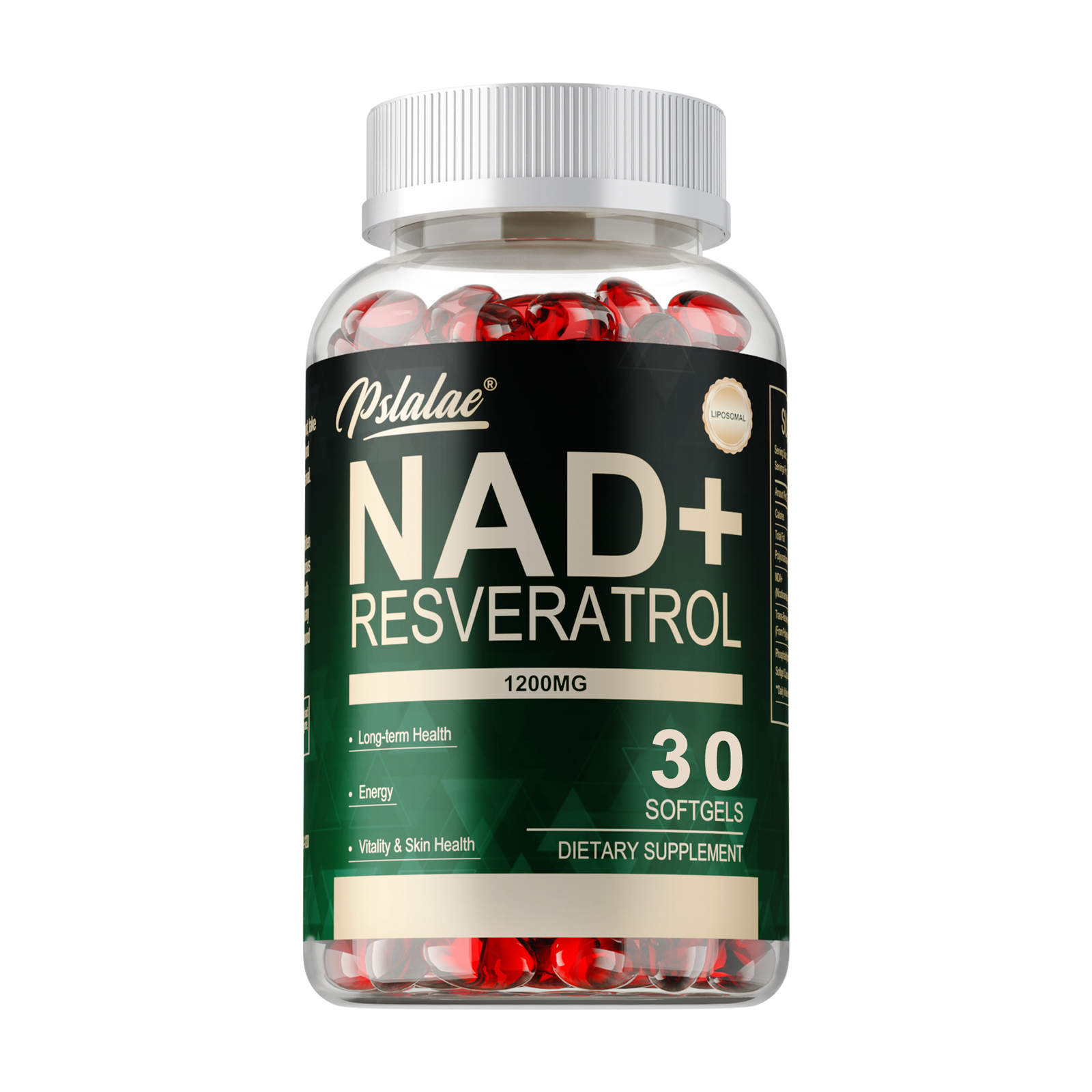 NAD+Resveratrol – Supports Cellular Energy, Anti-Aging, Focus, Skin Health