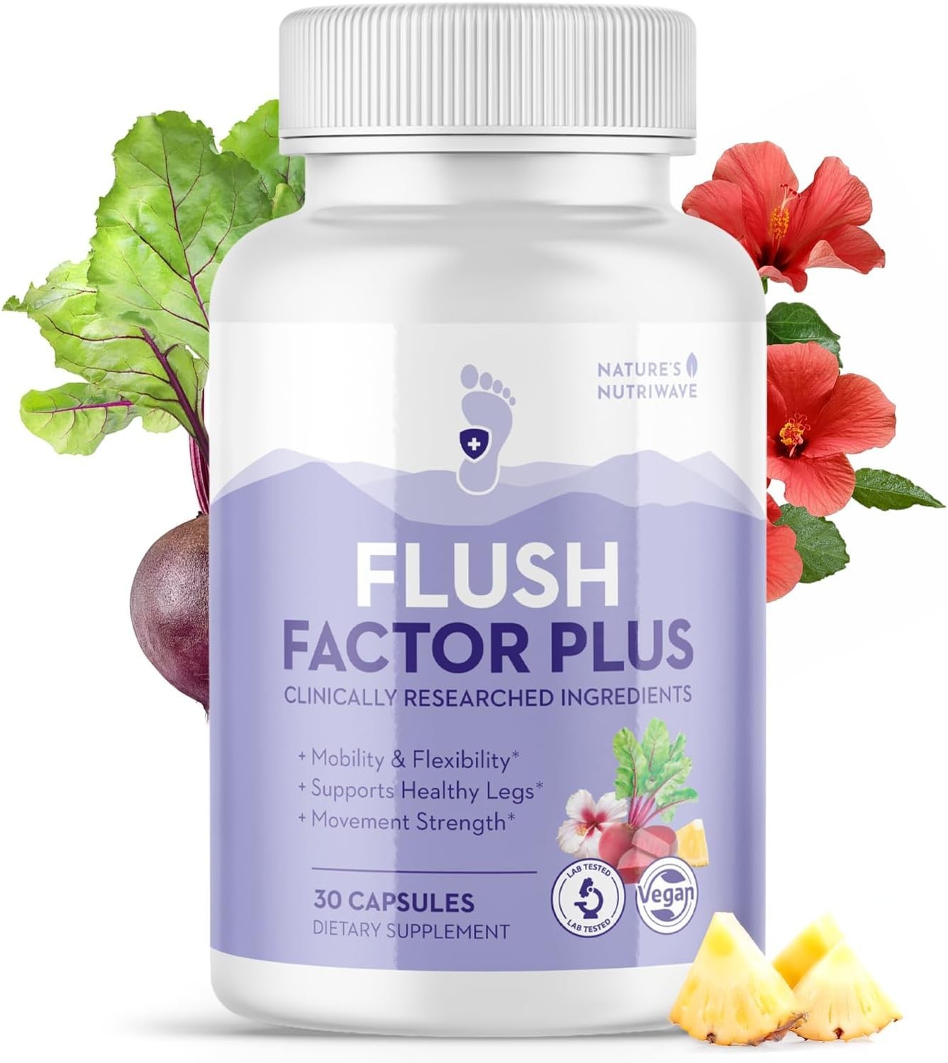 Flush Factor Plus – Formulated FlushFactorPlus for Leg Comfort, 100% Natural…