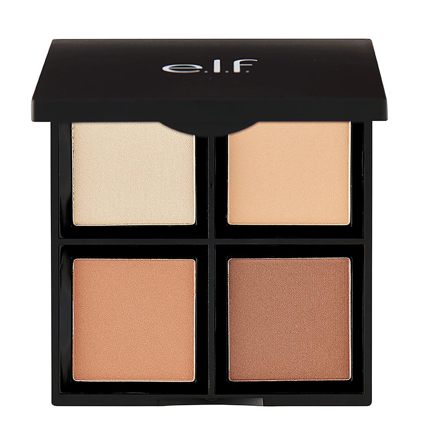 Contour Palette, 4 Shades, Customizable, Easy to Apply, Sculpts, Shades, Brighte