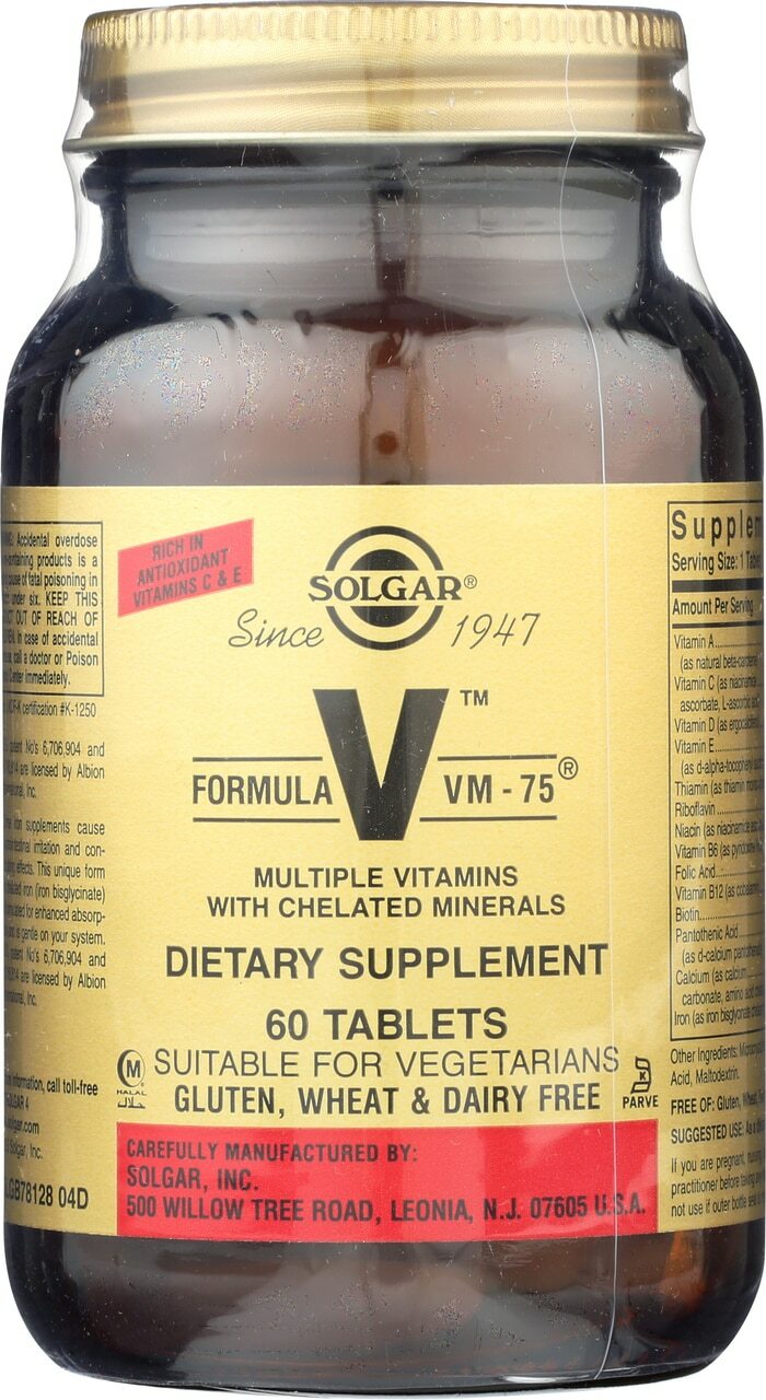 Solgar Formula VM-75 60 Tablets