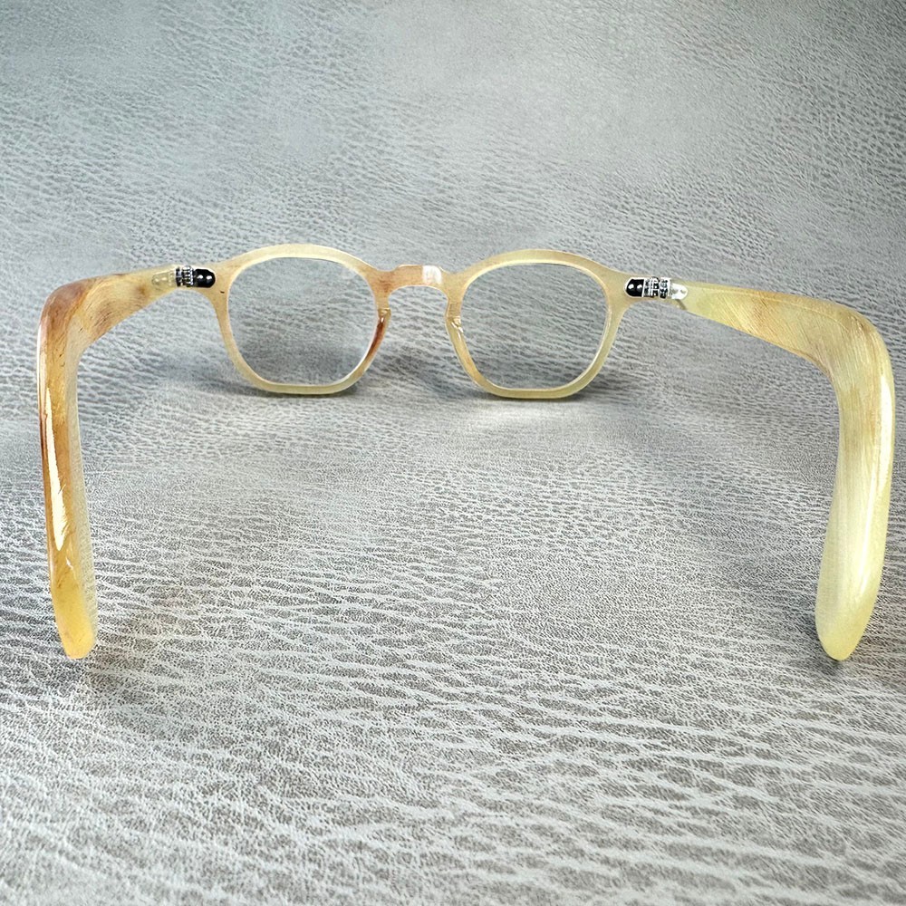 Men Eyeglass Glasses Frames Square Unique Reading Handmade Horn Reading Eyewear