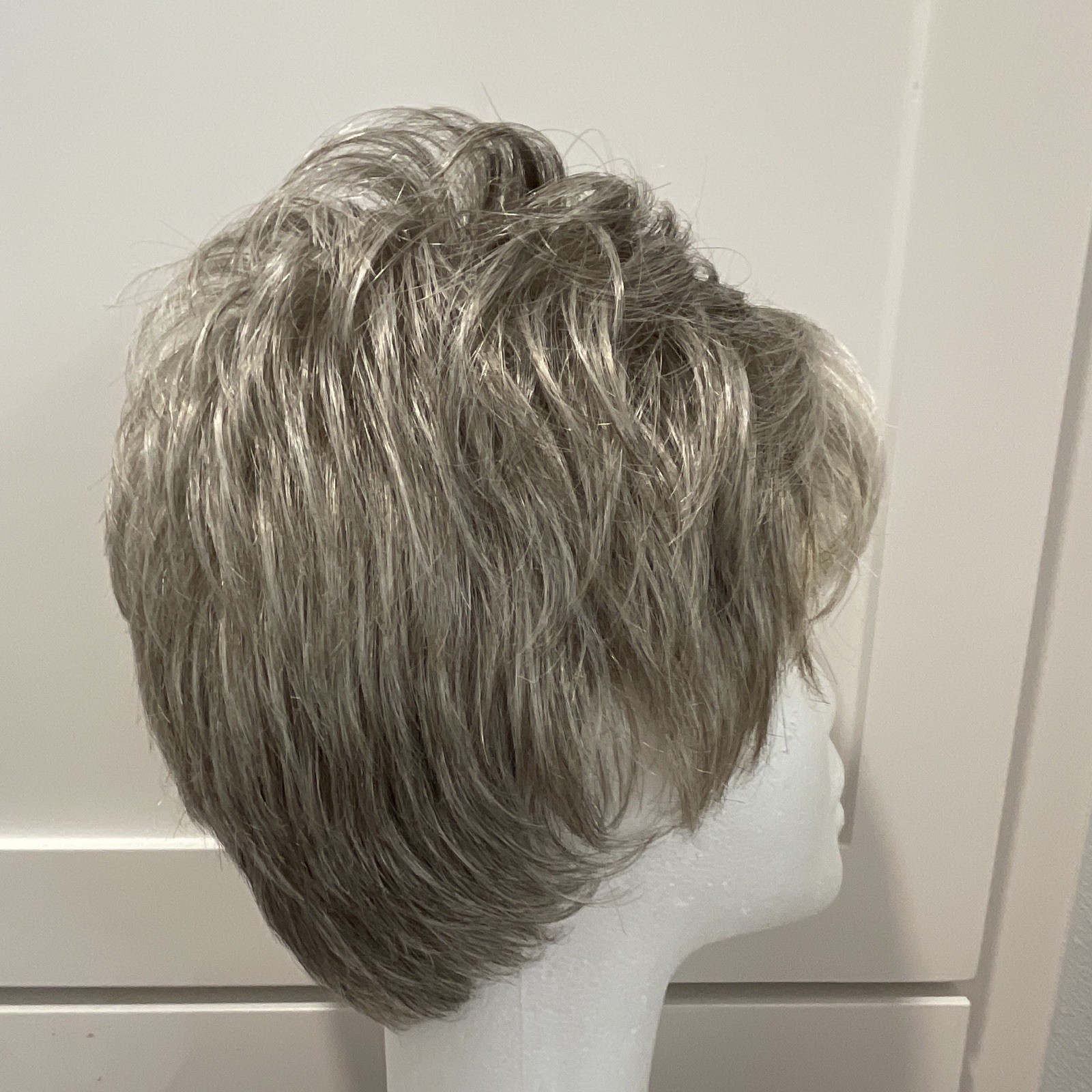 Gabor Incentive Synthetic Pixie Wig Layered Straight Classic Cap Gray/Silver
