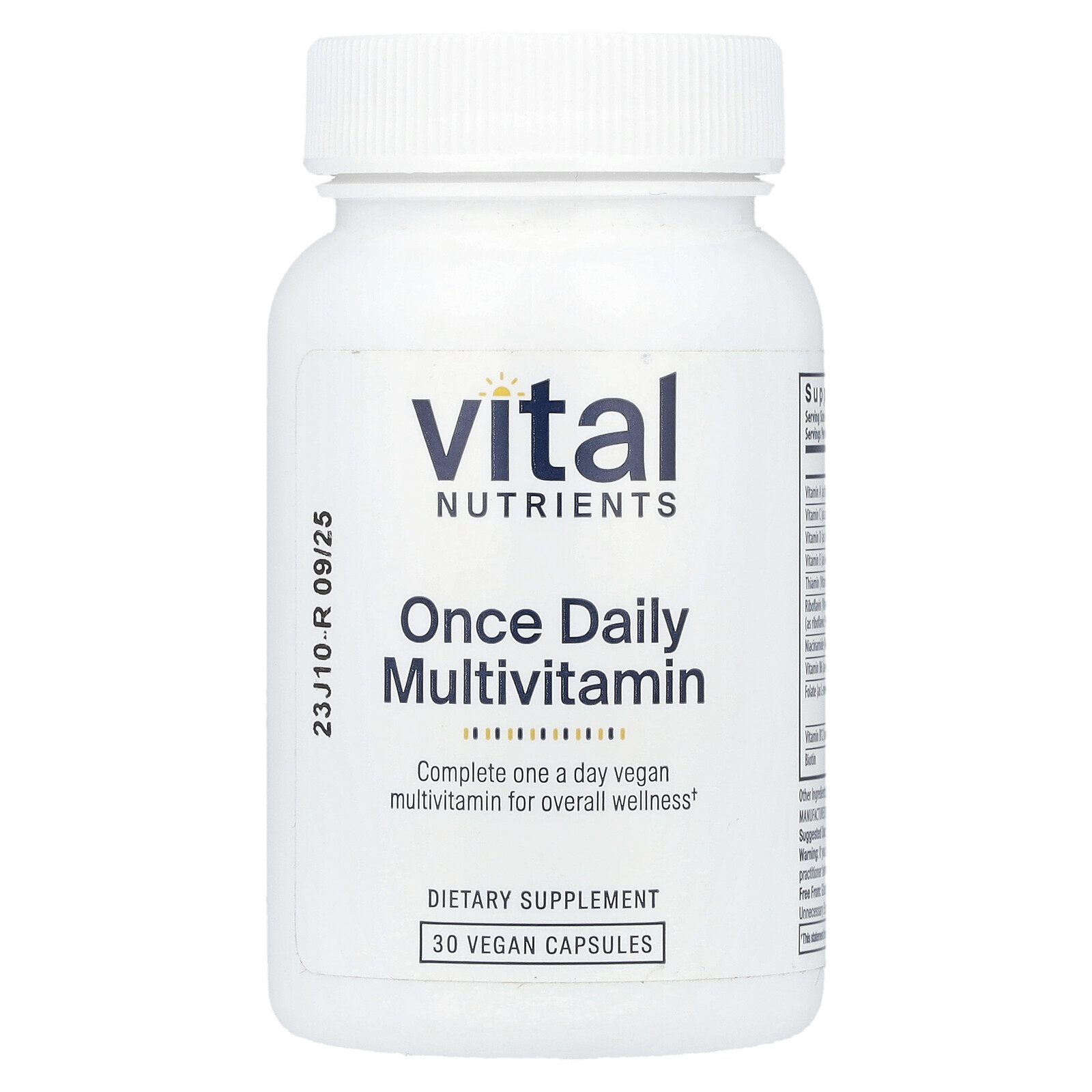 Once Daily Multivitamin, 30 Vegan Capsules