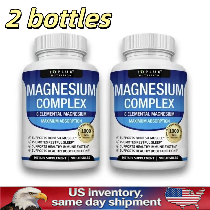2 bottles Magnesium Complex 8 Essential Magnesium Supplement US Fast delivery