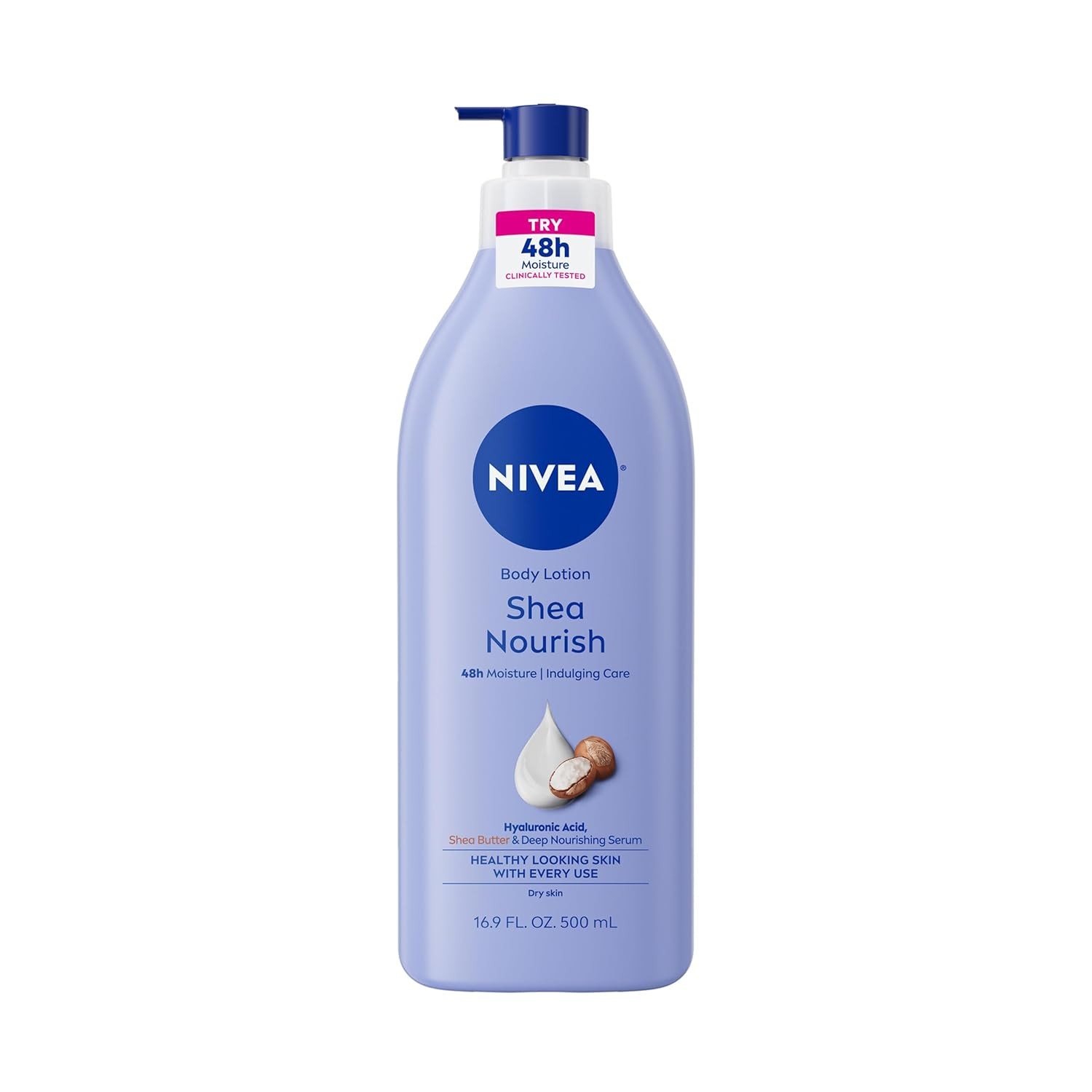 BIG SALE! NIVEA Shea Nourish Body Lotion with Shea Butter&Hyaluronic Acid 16.9Oz