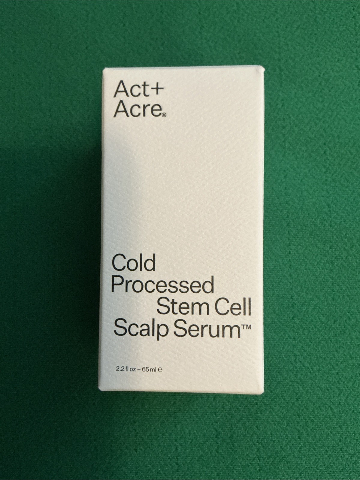 NEW ACT+ACRE Cold Processed Stem Cell Scalp Serum 2.2oz/65mL 2 Months Supply