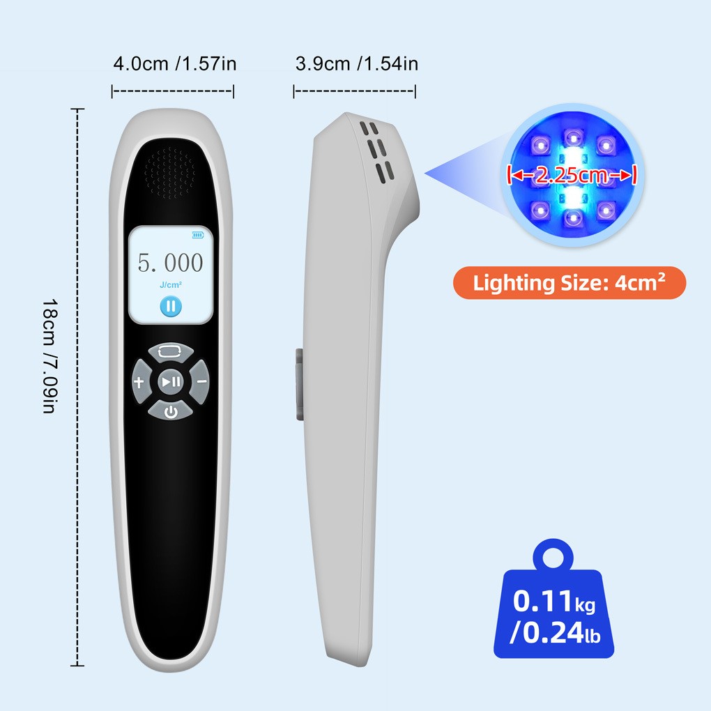 308nm Narrowband UVB Light Device 9 Diodes 55mW/cm2 Handheld Home Skin Care Use