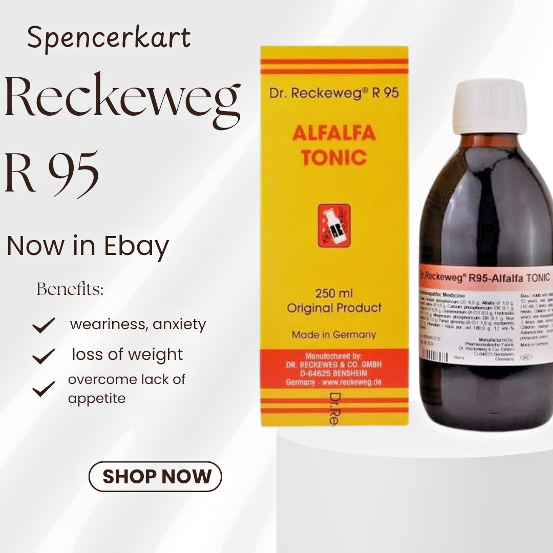 Dr Reckeweg R95 Alfalfa Tonic Pack of 250 ml Product expires after May 2027