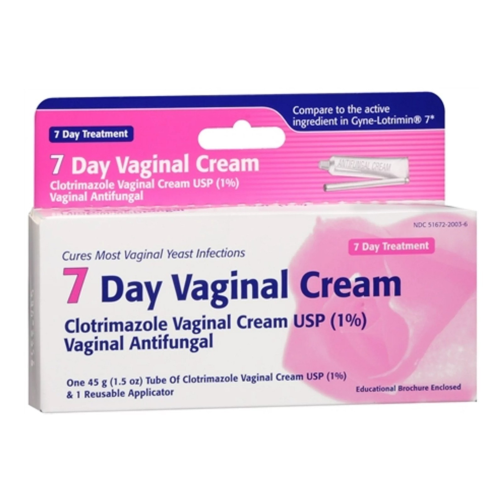7 Day Vaginal Creme Vaginal Antifungal Cream For Painful itch relief 1.5 OZ
