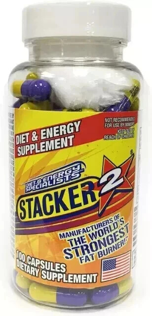 Stacker 100ct *Advanced Weight Loss & Energy* Free Fast Ship *
